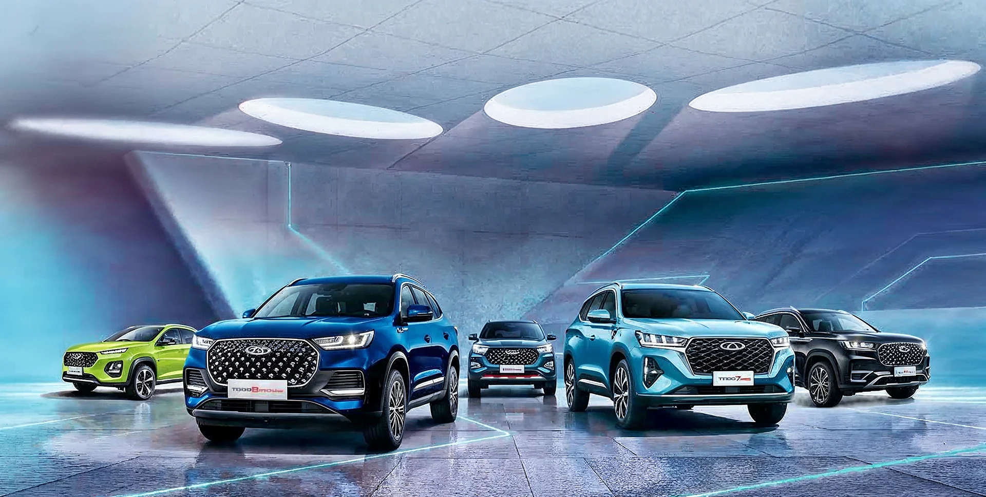 Автомобили в стоке